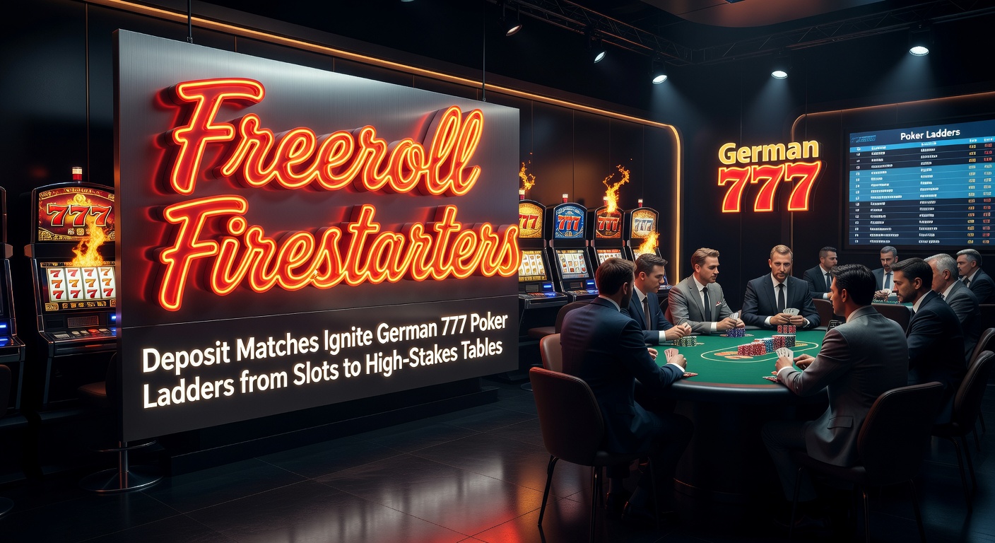 Deutsche Spieler nutzen Deposit-Matches, um von Slot-Freispielen zu Poker-Freerolls aufzusteigen und High-Stakes-Tische zu erreichen
