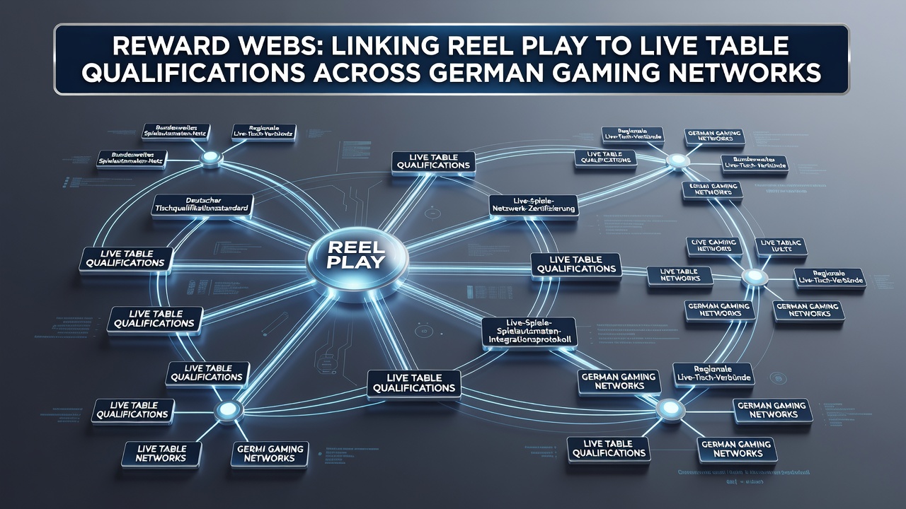 Illustration der technischen Verknüpfungen zwischen virtuellen und Live-Gaming-Elementen