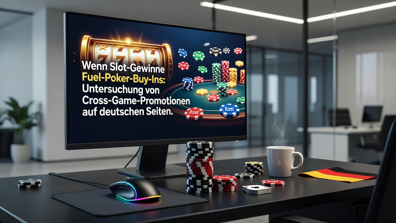 Darstellung von Slot-Spielen und Poker-Tischen mit verbundenen Bonus-Pfaden auf deutschen Gaming-Plattformen